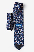 Bicycle Race XL Navy Blue Extra Long Tie Photo (1)