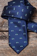 Bicycles Navy Blue Tie Photo (2)