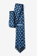 Blue Whales Navy Blue Tie Photo (1)