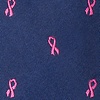 Navy Blue Microfiber Breast Cancer Ribbon