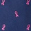 Navy Blue Microfiber Breast Cancer Ribbon Self-Tie Bow Tie