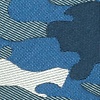 Navy Blue Microfiber Camouflage Woodland Tie