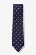 Democratic Party Donkey Navy Blue Skinny Tie Photo (0)