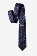 Democratic Party Donkey Navy Blue Skinny Tie Photo (1)