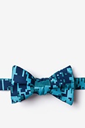 Digital Camo Navy Blue Self-Tie Bow Tie Photo (0)