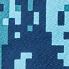Navy Blue Microfiber Digital Camo Skinny Tie