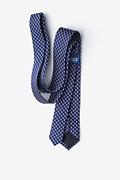 Dollar Signs Navy Blue Skinny Tie Photo (1)