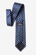 Falling Snowflakes Navy Blue Tie Photo (2)