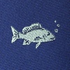 Navy Blue Microfiber Fish