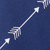 Navy Blue Microfiber Flying Arrows