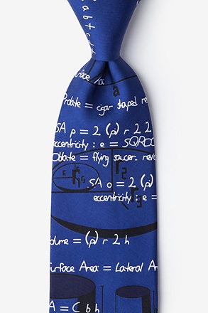 Geometry Navy Blue Tie