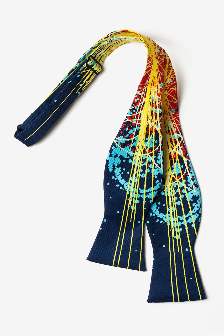 Higgs Boson Navy Blue Self-Tie Bow Tie Photo (1)