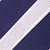 Navy Blue Microfiber Jefferson Stripe Self-Tie Bow Tie