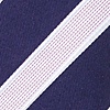 Navy Blue Microfiber Jefferson Stripe Skinny Tie