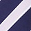 Navy Blue Microfiber Jefferson Stripe Skinny Tie