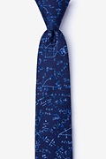 Navy Blue Microfiber Math Equations