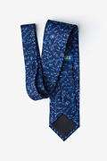 Math Equations Navy Blue Extra Long Tie Photo (1)