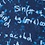 Navy Blue Microfiber Math Equations Tie