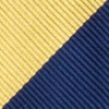 Navy Blue Microfiber Navy & Gold Stripe