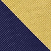 Navy Blue Microfiber Navy & Gold Stripe