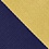 Navy Blue Microfiber Navy & Gold Stripe Skinny Tie