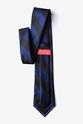 Navy & Black Stripe Navy Blue Tie Photo (1)