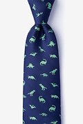 Navy Blue Microfiber Navy Blue Dinosaurs Roaming