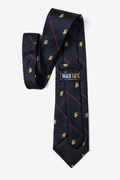 Non Illegitimi Carborundum Navy Blue Tie Photo (2)
