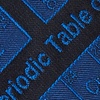 Navy Blue Microfiber Periodic Table