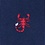 Navy Blue Microfiber Scorpions Extra Long Tie