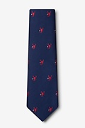 Scorpions Navy Blue Extra Long Tie Photo (1)