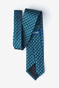 Seahorses Navy Blue Extra Long Tie Photo (1)