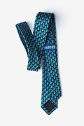 Seahorses Navy Blue Skinny Tie Photo (1)