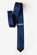 Shamrocks Navy Blue Skinny Tie Photo (1)