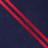 Navy Blue Microfiber Ship Stripe