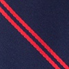 Navy Blue Microfiber Ship Stripe