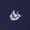 Navy Blue Microfiber Ships Ahoy Extra Long Tie