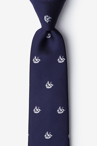 asos navy tie