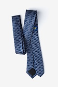 Small Anchors Navy Blue Skinny Tie Photo (1)