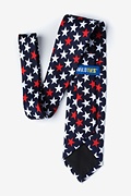 Star Spangled Navy Blue Tie Photo (2)