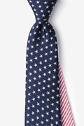 Navy Blue Microfiber Stars & Stripes