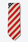 Stars and Stripes Navy Blue Tie Photo (1)