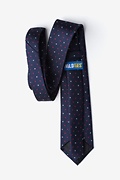 Stars Navy Blue Extra Long Tie Photo (1)