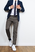 Stars Navy Blue Skinny Tie Photo (2)