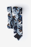 The Great Wave Off Kanagawa Navy Blue Extra Long Tie Photo (1)