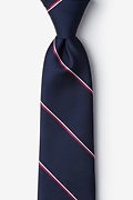 Understated Patriot Navy Blue Tie Photo (0)