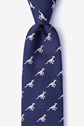 Navy Blue Microfiber Velociraptor