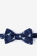 Navy Blue Microfiber Velociraptor