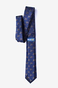 Weiner Dogs Navy Blue Skinny Tie Photo (1)