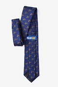 Weiner Dogs Navy Blue Tie Photo (1)